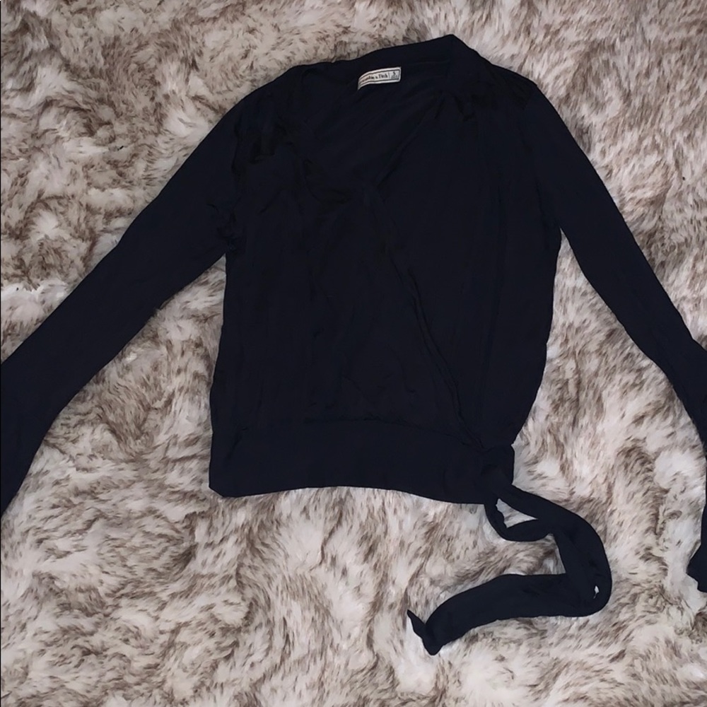 Navy Blue cross top